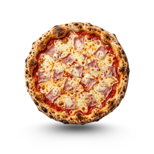 Ham pizza